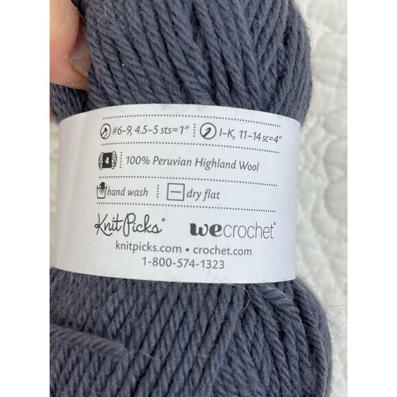 Lot of 2-Sk Wool of the Andes, Peruvian Highland Wool, Worsted, Myst - Picture 3 of 7